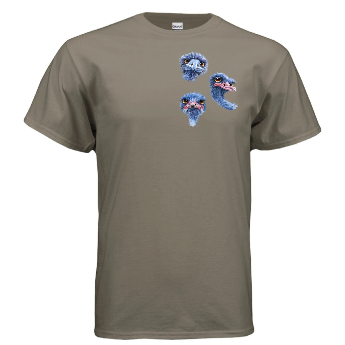 Nosy Birds funny graphic t-shirt - An Old Man's Art