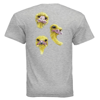 Image #Nosy Birds funny graphic t-shirt prairie dust - An Old Man's Art