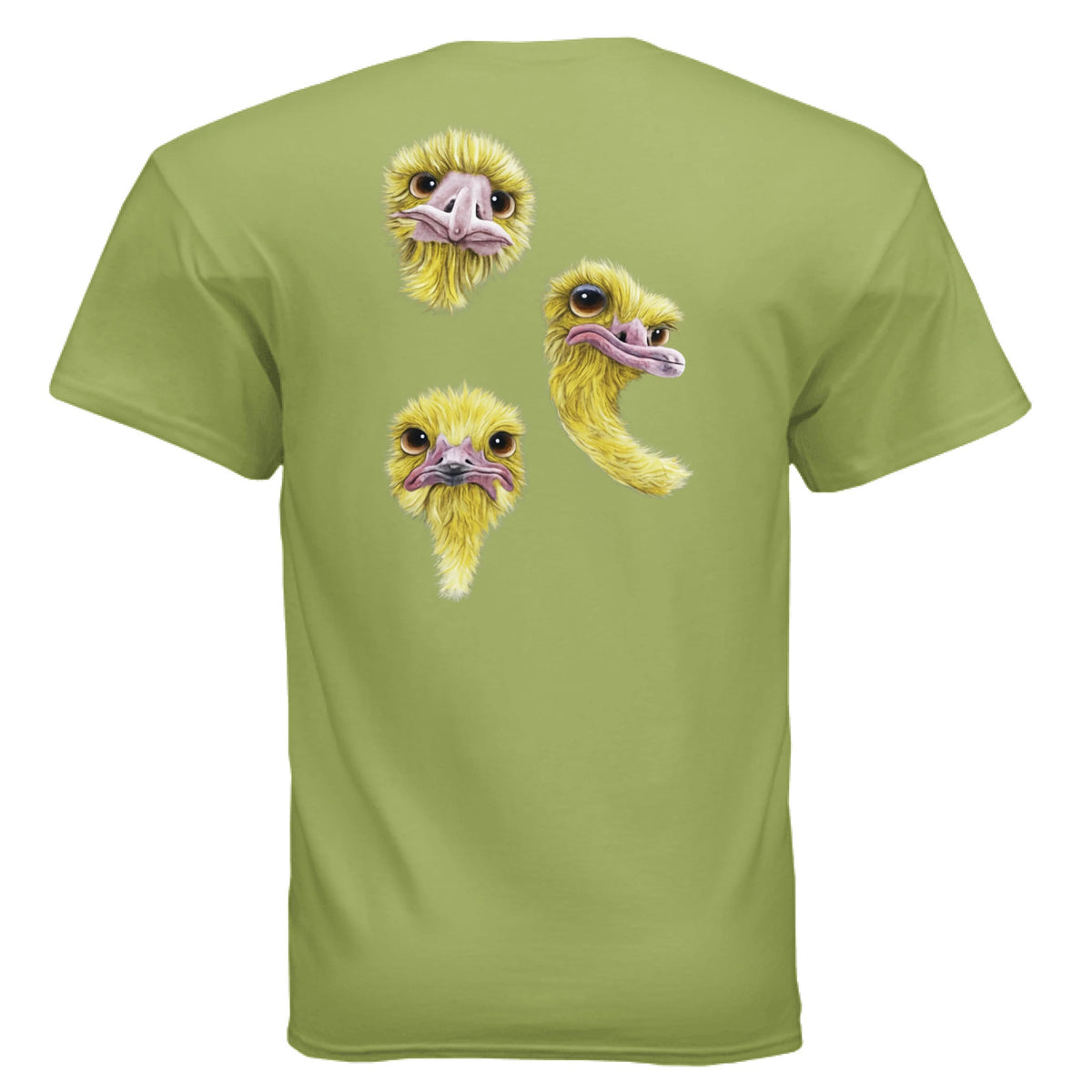 Nosy Birds funny graphic t-shirt - An Old Man's Art