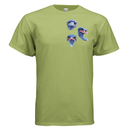 Nosy Birds funny graphic t-shirt - An Old Man's Art