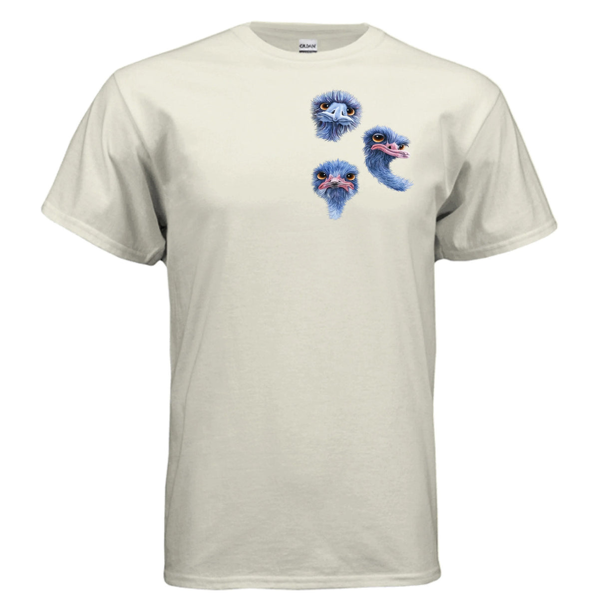 Nosy Birds funny graphic t-shirt - An Old Man's Art
