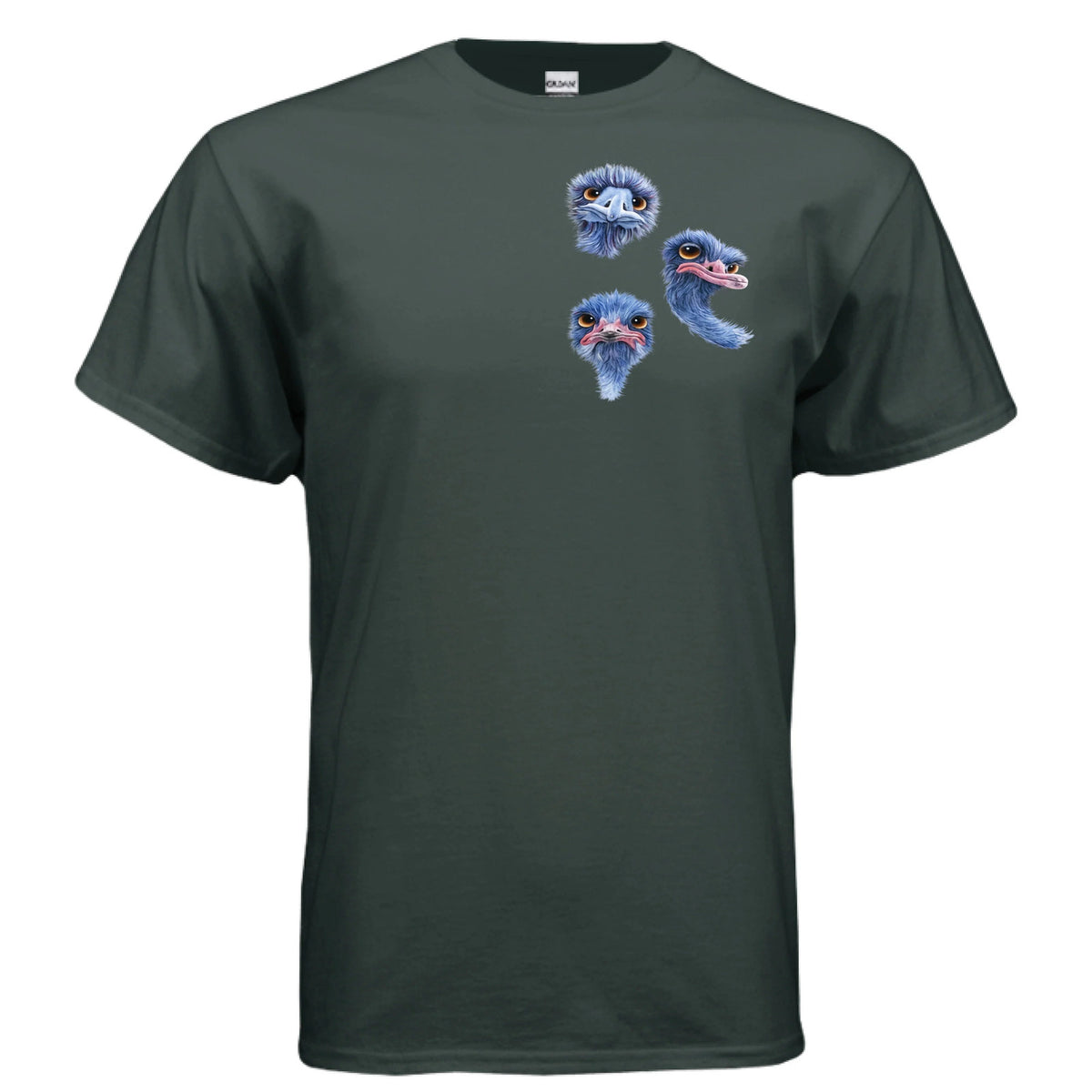 Nosy Birds funny graphic t-shirt - An Old Man's Art