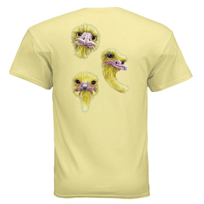 Nosy Birds funny graphic t-shirt prairie dust - An Old Man's Art