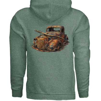 Heather Sport Dark Green - G185 - BACK