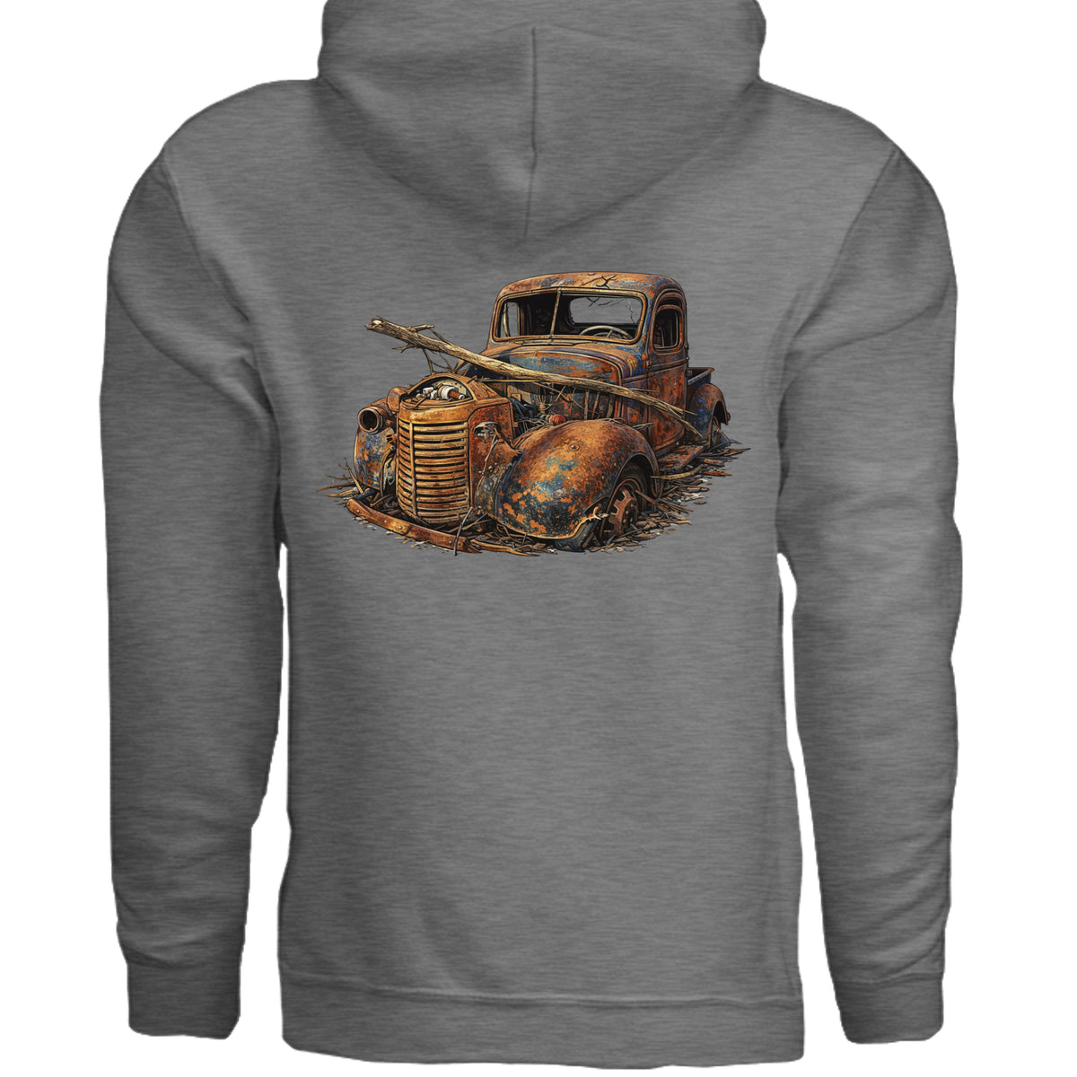 GRAPHITE HEATHER - G185 - BACK