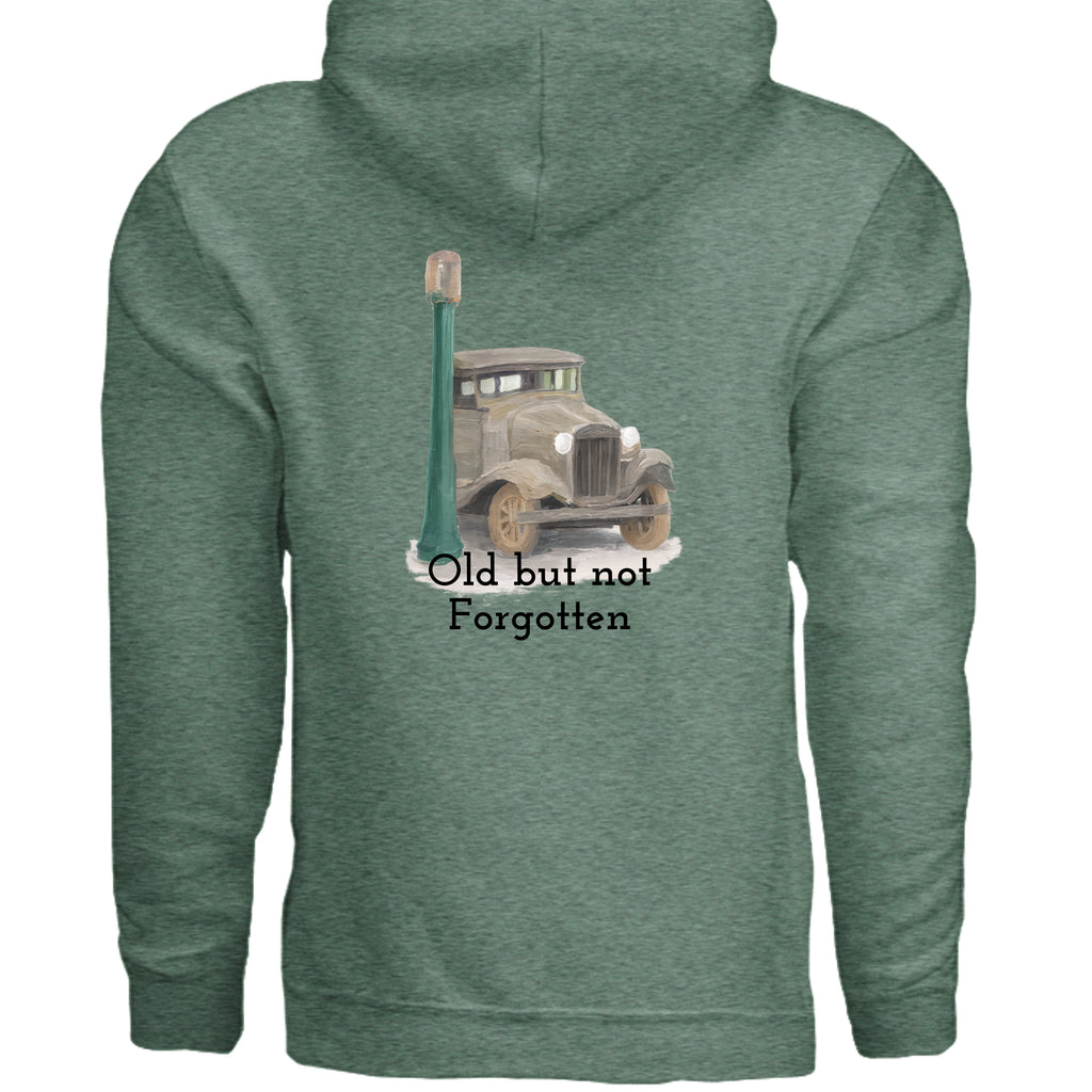 Heather Sport Dark Green - G185 - BACK