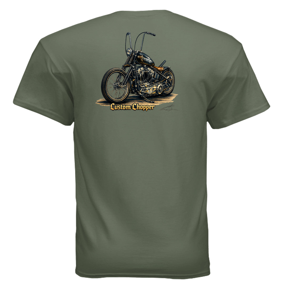 MILITARY GREEN - G200 - BACK