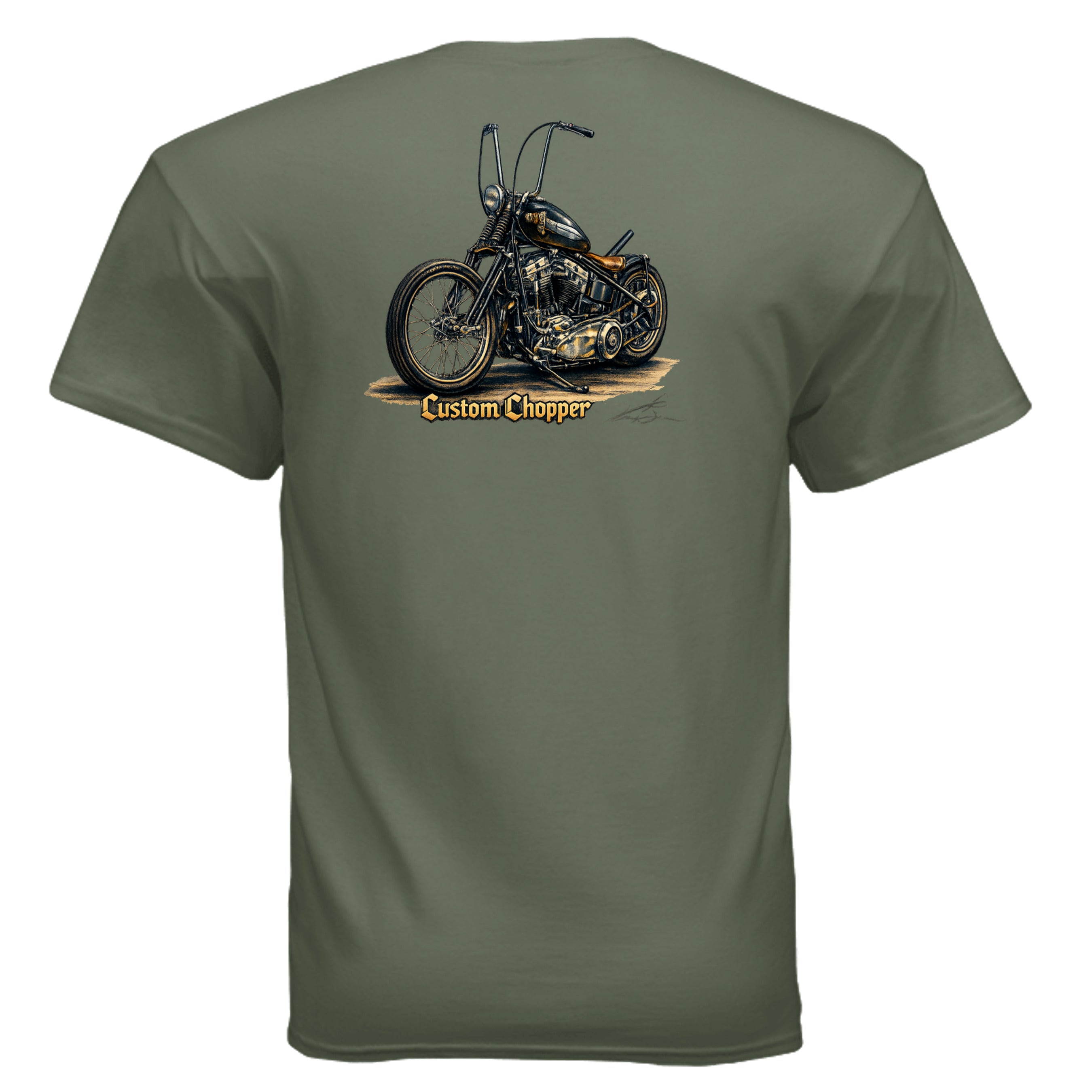 MILITARY GREEN - G200 - BACK
