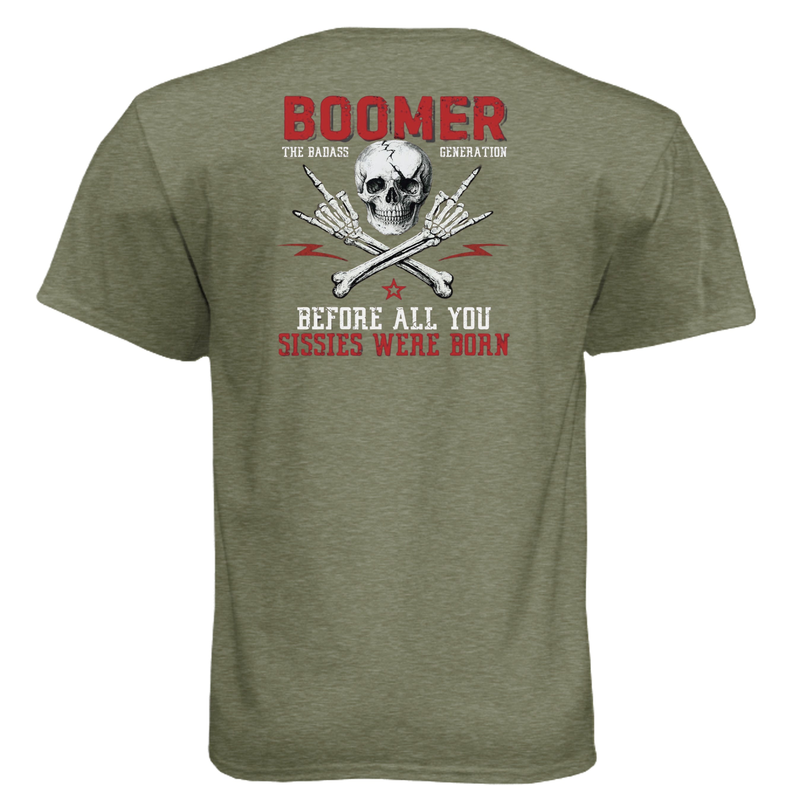 MILITARY GREEN - 6010 - BACK