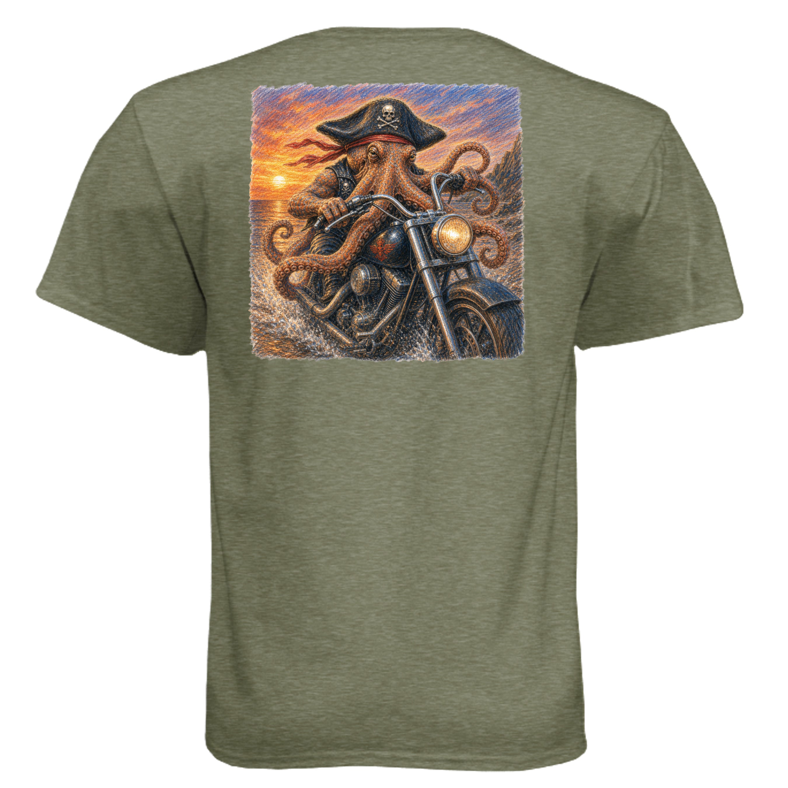MILITARY GREEN - 6010 - BACK